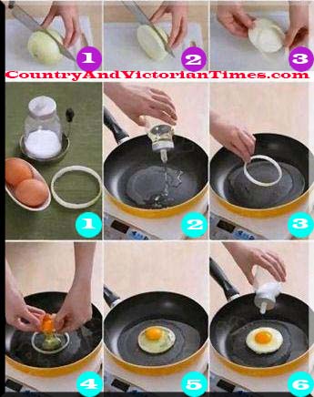egg fry frying onion ring eggs try new way method