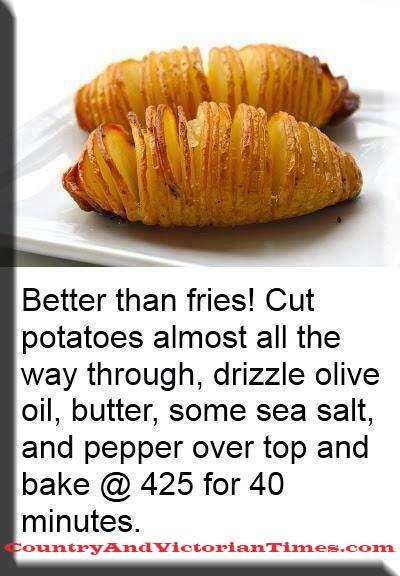 fries potato baked slice sliced new way of cooking good grill oven