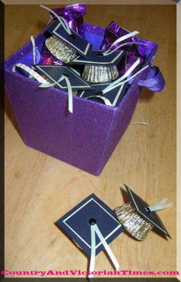 grad graduation hat favor party parties gift country and victorian times