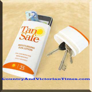 safe lotion keys money safe beach