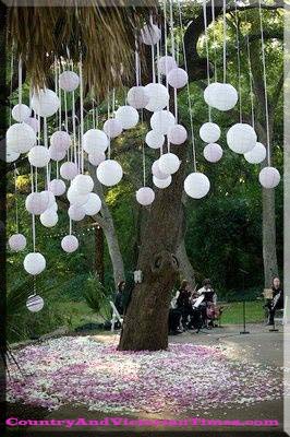 wedding decoration decorations cheap balloon tree hang budget country and victorian times