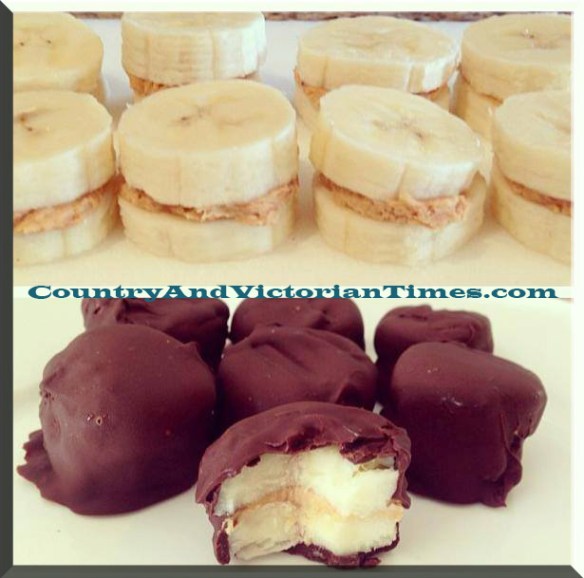 bananna chocolate peanut butter frozen snack healthy