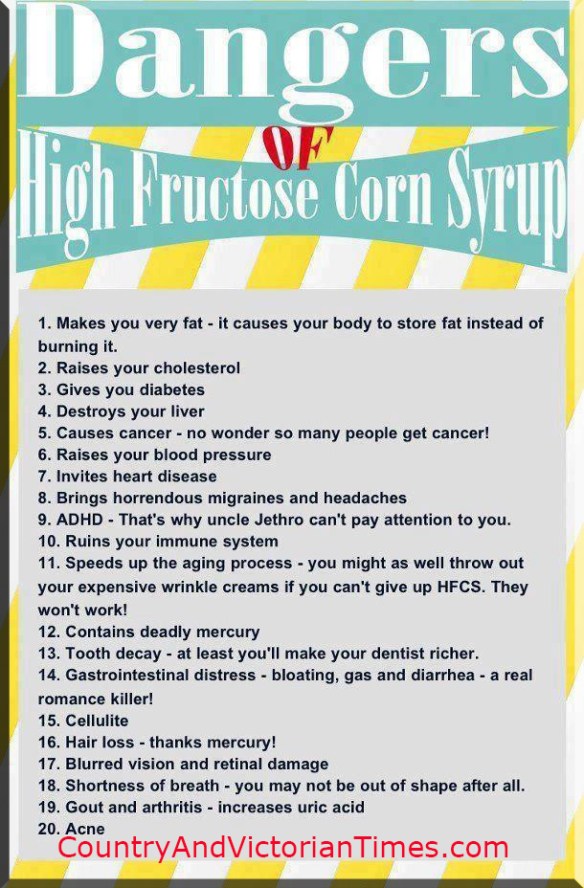 Fructose Corn Syrup Warnings